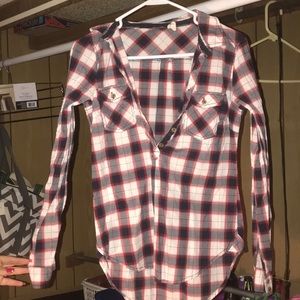 Red and grey flannel